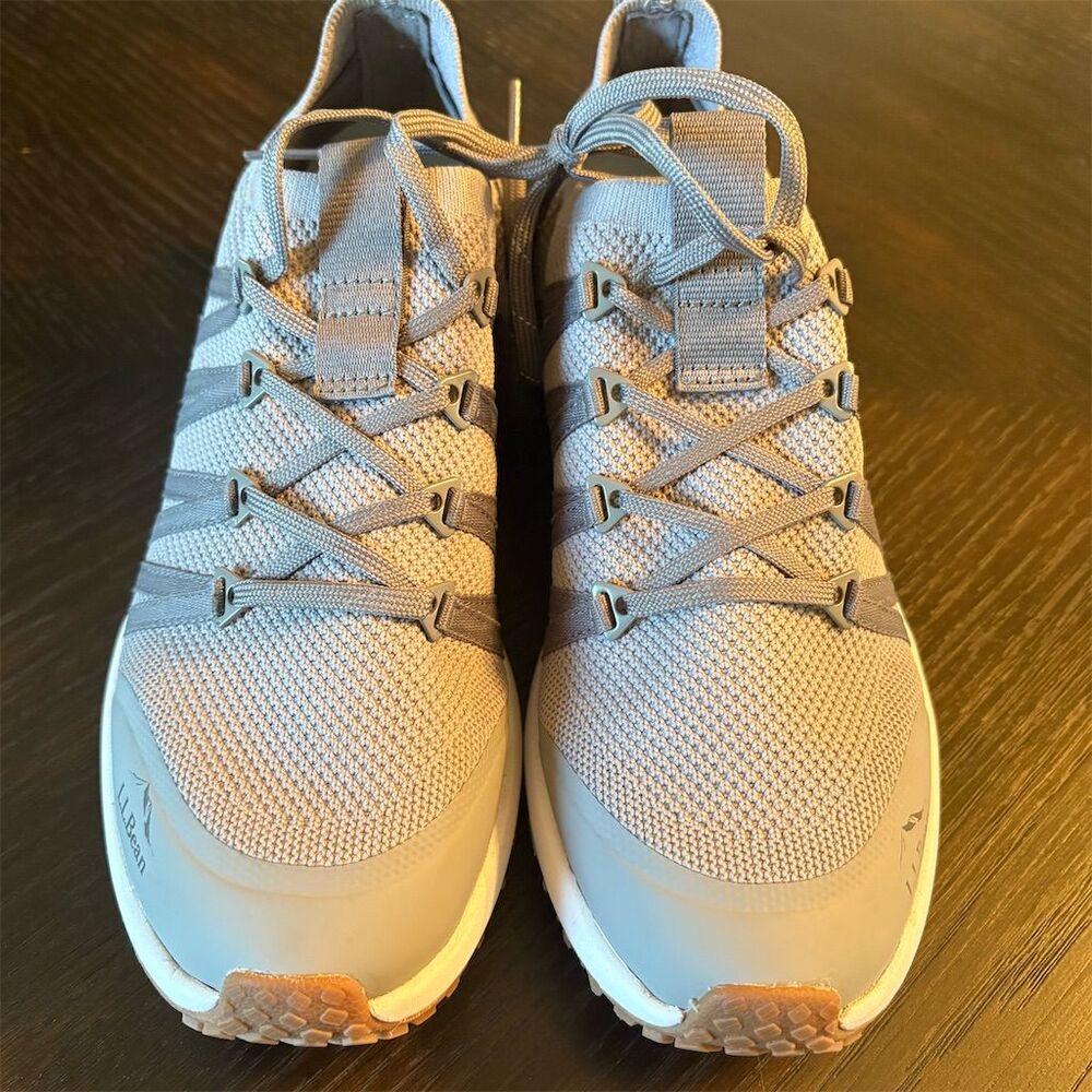 L.L. Bean Women's Gray Athletic Sneakers Size 9 Lace-Up Walking Shoes‎
